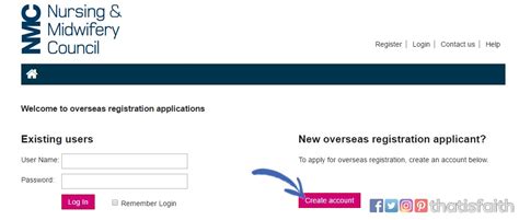 nmc registration login